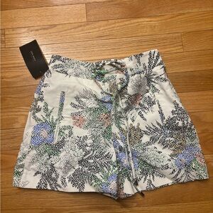 Zara High Waist Floral Women Shorts - Multicolor